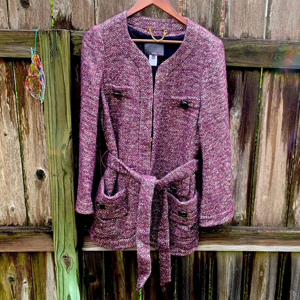 Tevrow + Chase wool jacket/coat. Size 8